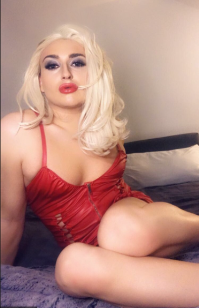 South Africa OnlyFans Model Sexy Photo - Bambi Bentley: @littlebambi2 wearing a lace red one piece