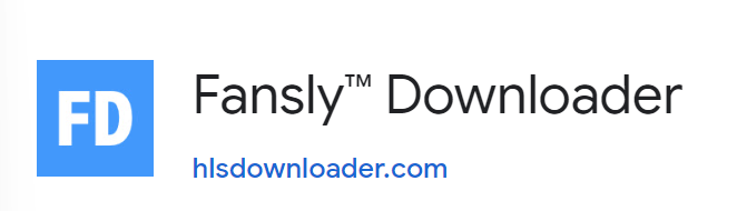 Fansly™ Downloader chrome extension logo 