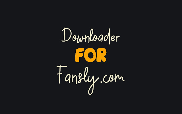 Downloader for Fansly.com chrome extension logo 