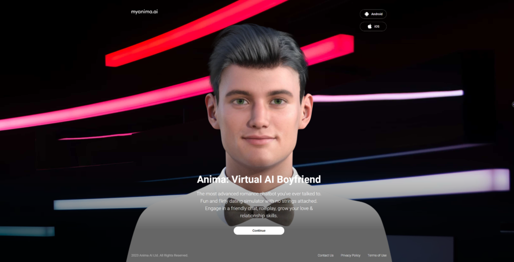 Hottest Gay AI Chatbot Anima: AI Boyfriend